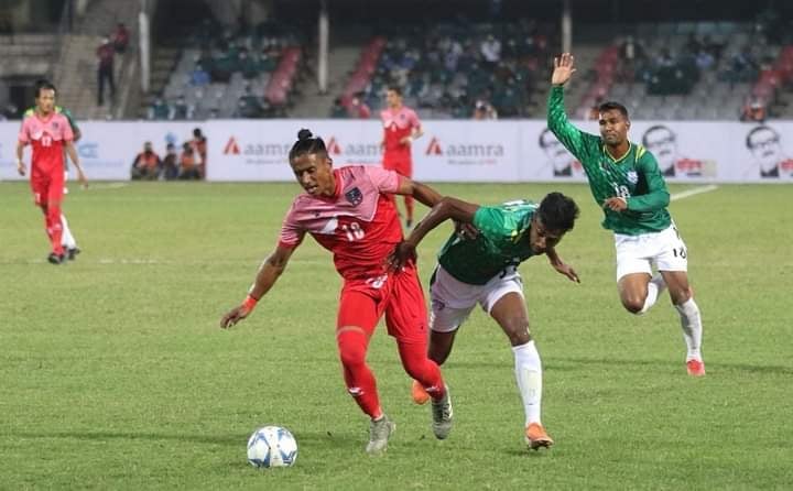 अन्तर्राष्ट्रिय मैत्रीपूर्ण फुटबल,बंगलादेशसँग नेपाल स्तब्ध